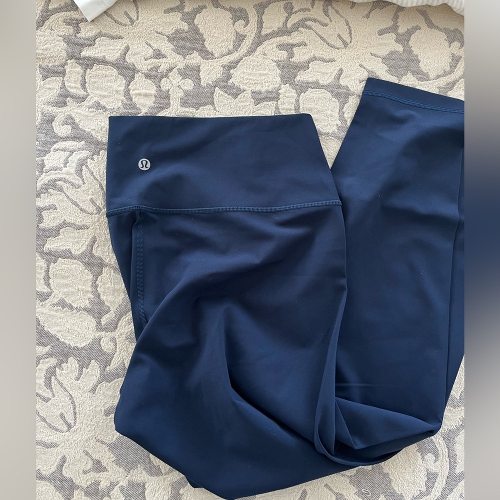 Lululemon Wunder Under High-Rise Tight 25" *Full-On Luxtreme True Navy Size 14